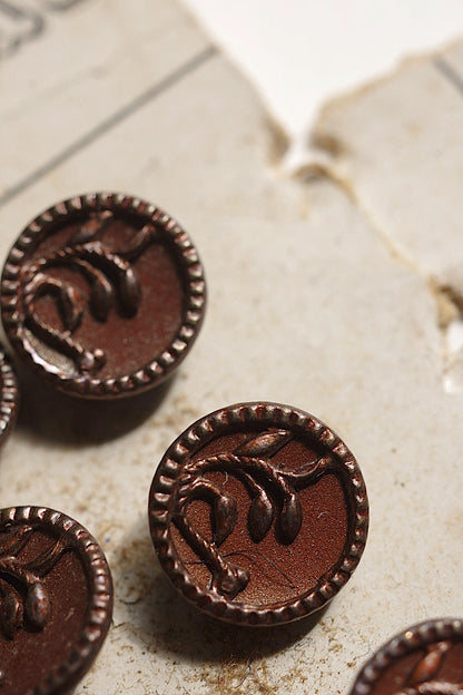 アンティークボタン4/bouton ancien/antique button .FR a l'epoque