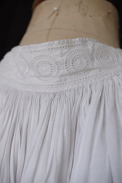 アンティーク教会チュニック1/aube antique/church tunic .FR a l'epoque