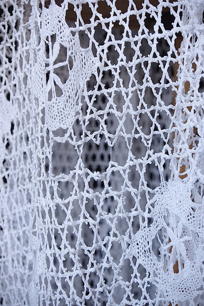 アンティーク教会チュニック1/aube antique/church tunic .FR a l'epoque