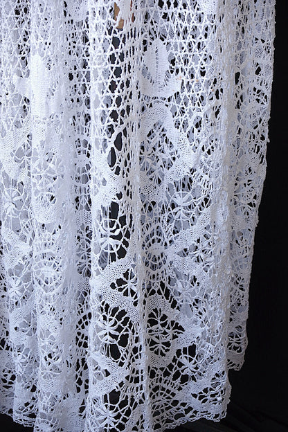 アンティーク教会チュニック1/aube antique/church tunic .FR a l'epoque