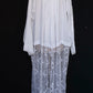 アンティーク教会チュニック1/aube antique/church tunic .FR a l'epoque