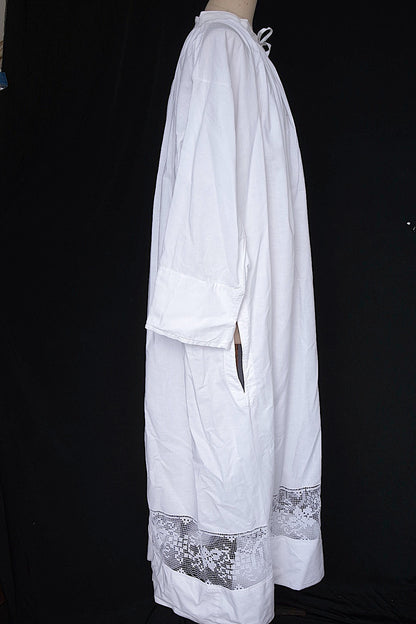 ヴィンテージ教会チュニック2/aube vintage/church tunic .FR a l'epoque