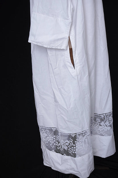 ヴィンテージ教会チュニック2/aube vintage/church tunic .FR a l'epoque