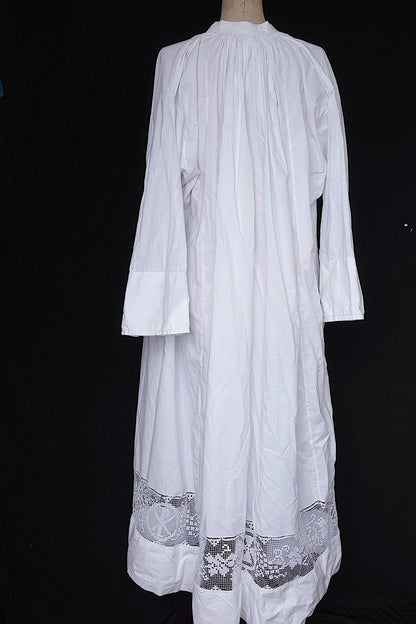 ヴィンテージ教会チュニック2/aube vintage/church tunic .FR a l'epoque