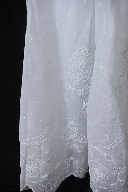 アンティーク教会チュニック3/aube antique/church tunic .FR a l'epoque