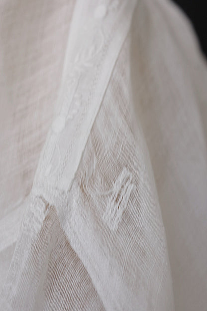 アンティーク教会チュニック3/aube antique/church tunic .FR a l'epoque