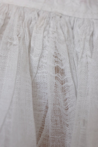 アンティーク教会チュニック3/aube antique/church tunic .FR a l'epoque