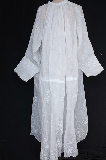 アンティーク教会チュニック3/aube antique/church tunic .FR a l'epoque