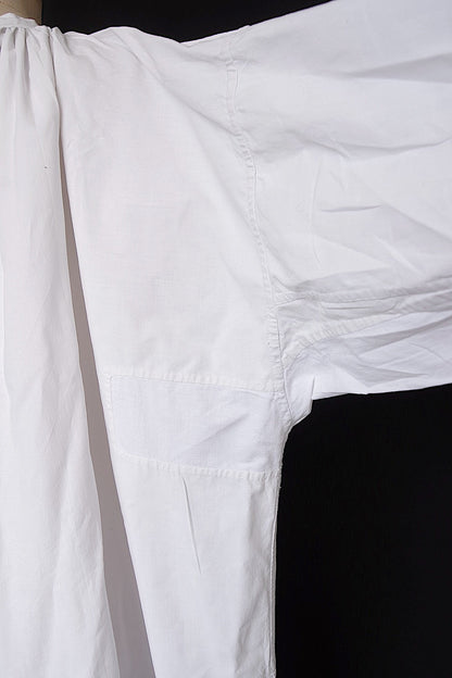 アンティーク教会チュニック4/aube antique/church tunic .FR a l'epoque