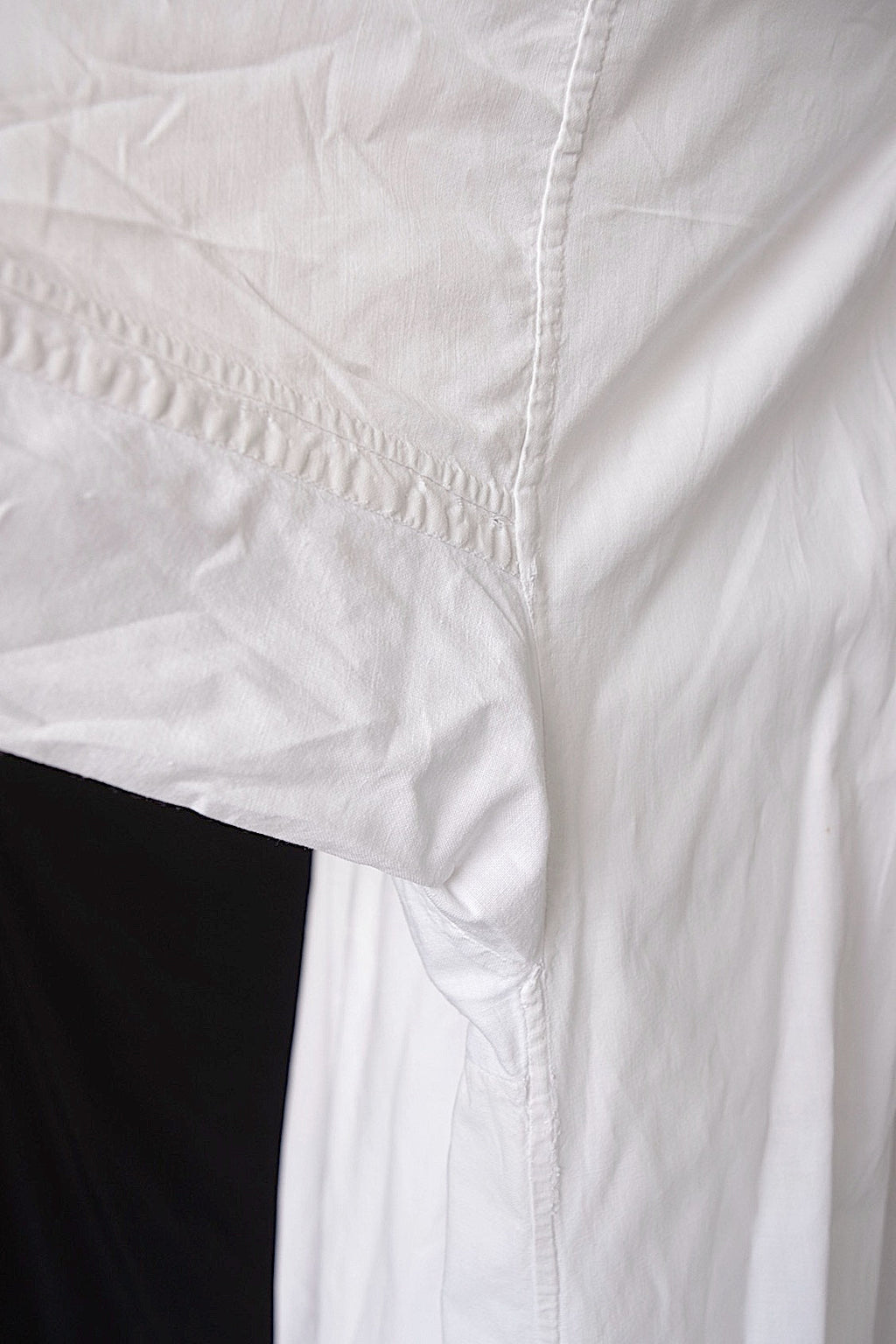 アンティーク教会チュニック4/aube antique/church tunic .FR a l'epoque