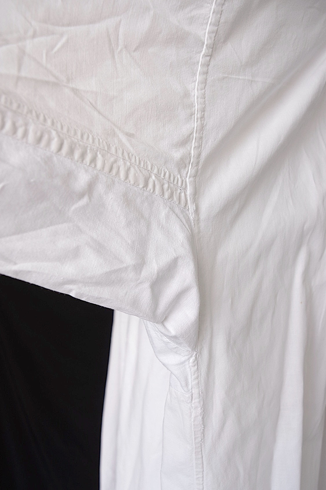 アンティーク教会チュニック4/aube antique/church tunic .FR a l'epoque