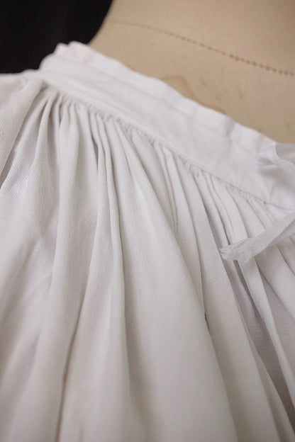 アンティーク教会チュニック4/aube antique/church tunic .FR a l'epoque