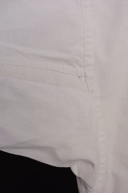 アンティーク教会チュニック4/aube antique/church tunic .FR a l'epoque