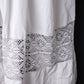 アンティーク教会チュニック4/aube antique/church tunic .FR a l'epoque