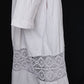 アンティーク教会チュニック4/aube antique/church tunic .FR a l'epoque