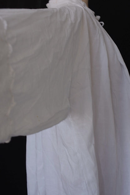 アンティーク教会チュニック5/aube antique/church tunic .FR a l'epoque