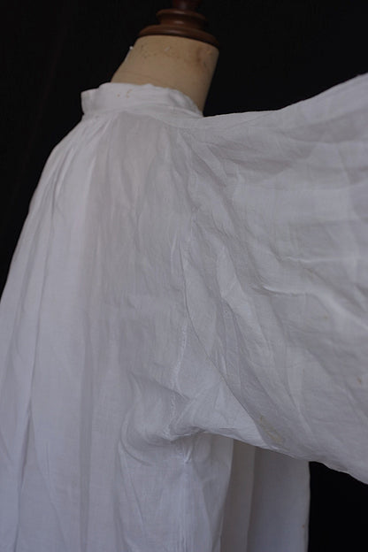 アンティーク教会チュニック5/aube antique/church tunic .FR a l'epoque