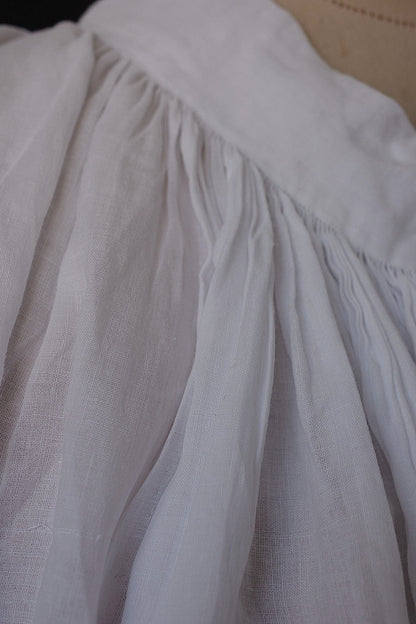 アンティーク教会チュニック5/aube antique/church tunic .FR a l'epoque