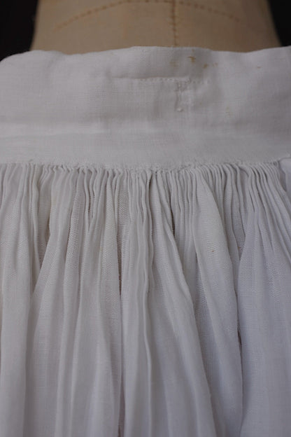 アンティーク教会チュニック5/aube antique/church tunic .FR a l'epoque