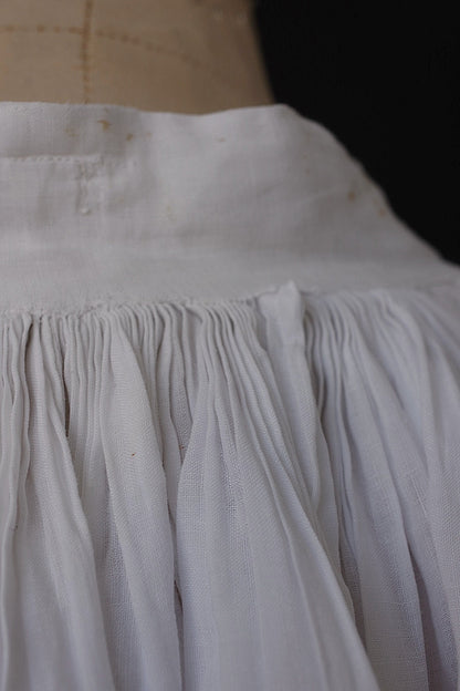 アンティーク教会チュニック5/aube antique/church tunic .FR a l'epoque