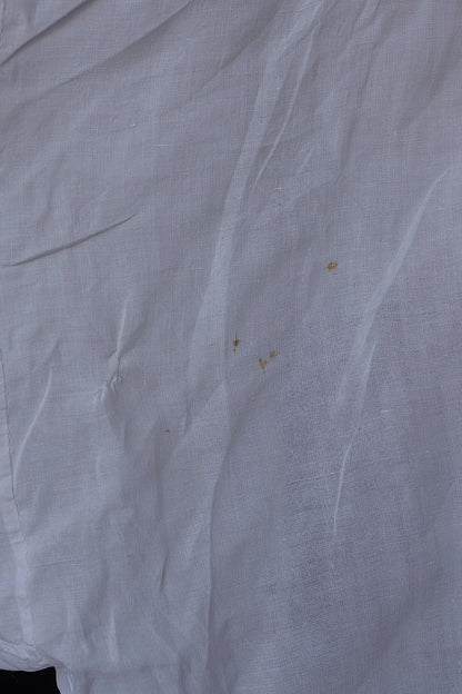 アンティーク教会チュニック5/aube antique/church tunic .FR a l'epoque