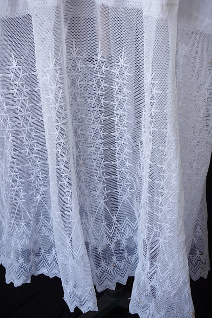 アンティーク教会チュニック5/aube antique/church tunic .FR a l'epoque