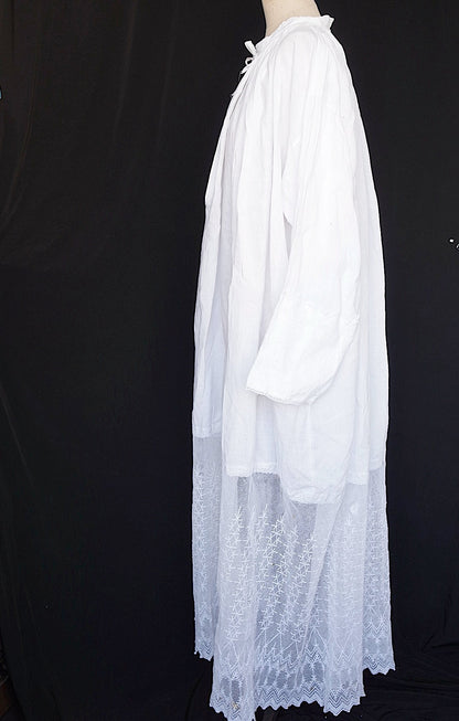 アンティーク教会チュニック5/aube antique/church tunic .FR a l'epoque