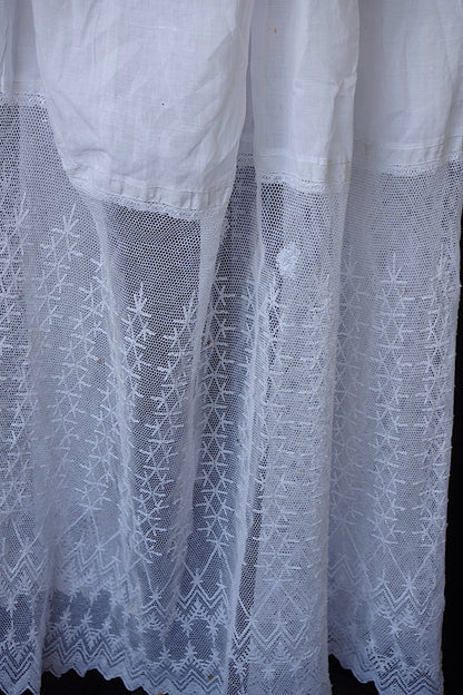 アンティーク教会チュニック5/aube antique/church tunic .FR a l'epoque