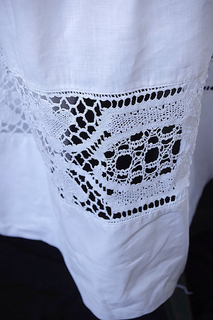 ヴィンテージ教会チュニック6/aube vintage/church tunic .FR a l'epoque