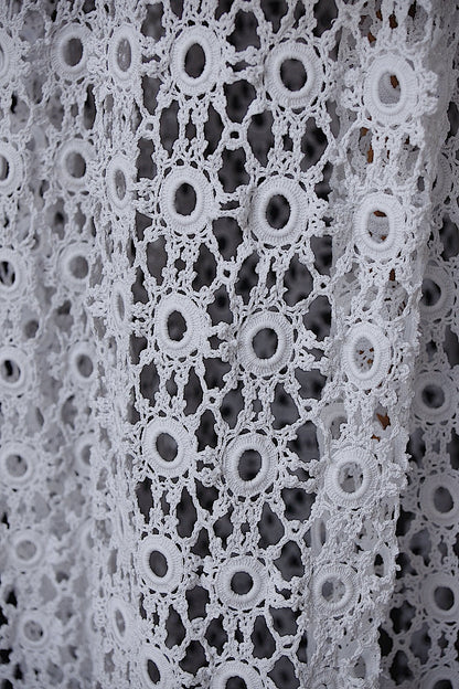 アンティーク教会チュニック7/aube antique/church tunic .FR a l'epoque