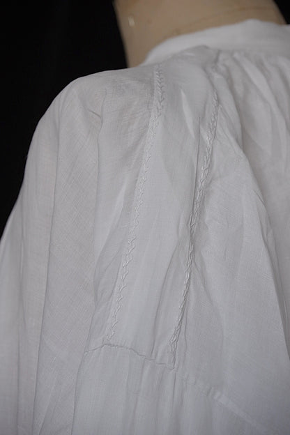 アンティーク教会チュニック7/aube antique/church tunic .FR a l'epoque