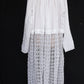 アンティーク教会チュニック7/aube antique/church tunic .FR a l'epoque