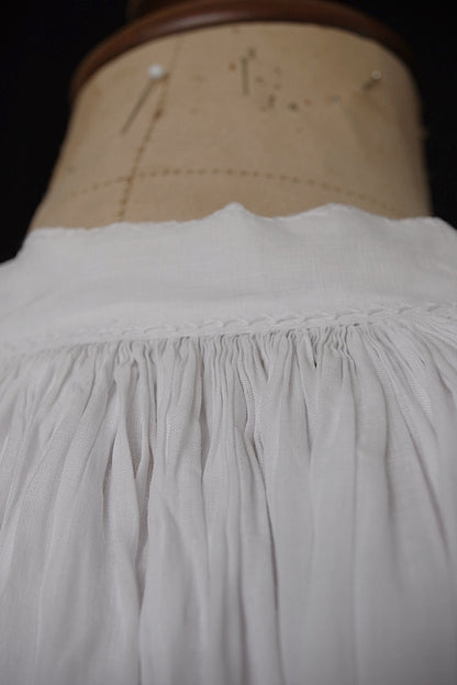 アンティーク教会チュニック7/aube antique/church tunic .FR a l'epoque