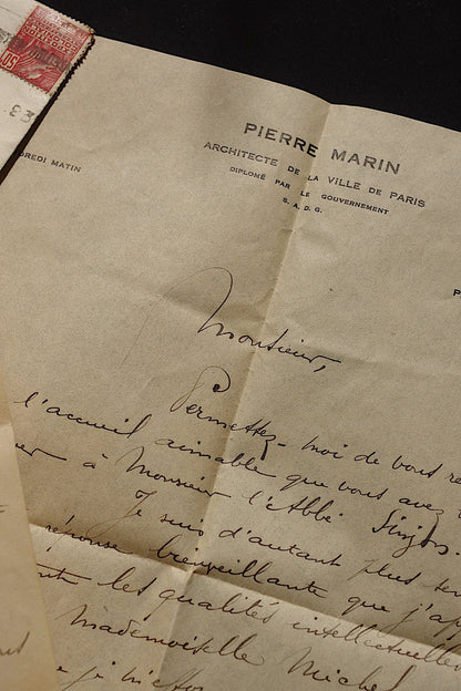 アンティーク手紙/lettre ancienne .FR a l'epoque