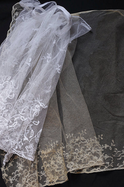 アンティークレースベール/dentelle ancienne/antique lace .FR a l'epoque