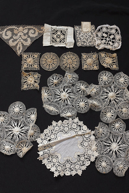 アンティークレースモチーフ2/dentelle ancienne/antique lace .FR a l'epoque