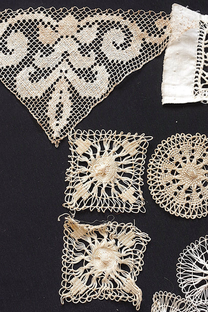アンティークレースモチーフ2/dentelle ancienne/antique lace .FR a l'epoque