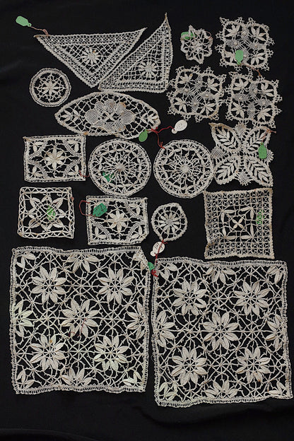 アンティークレースモチーフ3/dentelle ancienne/antique lace .FR a l'epoque