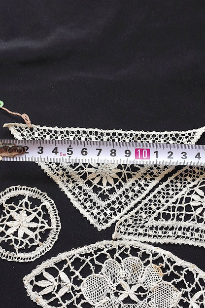 アンティークレースモチーフ3/dentelle ancienne/antique lace .FR a l'epoque