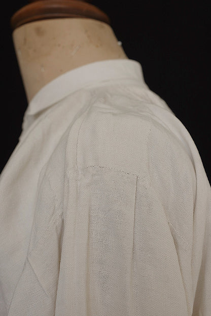 アンティークグランパシャツ1/vêtement ancien/antique linen shirt mem's .FR a l'epoque