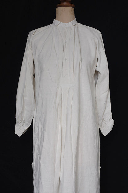 アンティークグランパシャツ1/vêtement ancien/antique linen shirt mem's .FR a l'epoque