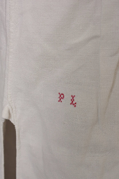 アンティークグランパシャツ1/vêtement ancien/antique linen shirt mem's .FR a l'epoque