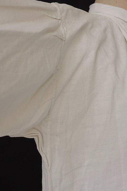 アンティークグランパシャツ1/vêtement ancien/antique linen shirt mem's .FR a l'epoque