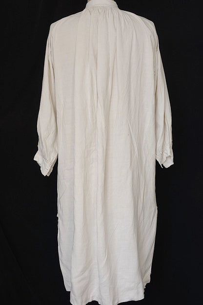 アンティークグランパシャツ1/vêtement ancien/antique linen shirt mem's .FR a l'epoque