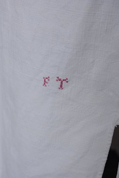 アンティークグランパシャツ2/vêtement ancien/antique linen shirt mem's .FR a l'epoque