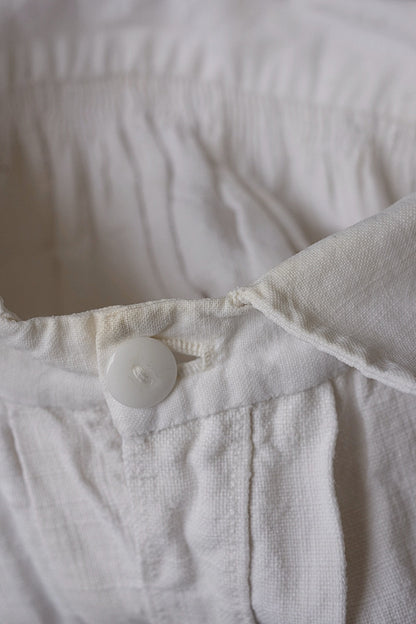 アンティークグランパシャツ2/vêtement ancien/antique linen shirt mem's .FR a l'epoque