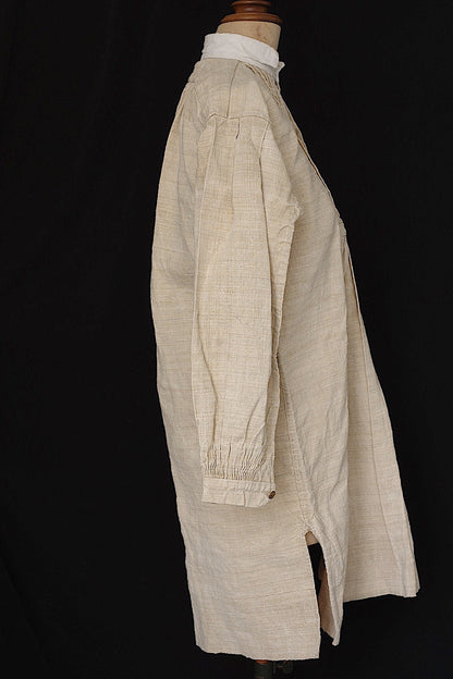 アンティークグランパシャツ3/vêtement ancien/antique chanvre shirt mem's .FR a l'epoque