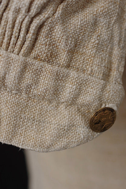 アンティークグランパシャツ3/vêtement ancien/antique chanvre shirt mem's .FR a l'epoque