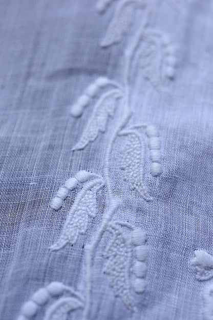 アンティーク刺繍ハンカチ1/dentelle ancienne /antique .FR a l'epoque