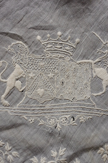 アンティーク刺繍ハンカチ2/dentelle ancienne /antique .FR a l'epoque